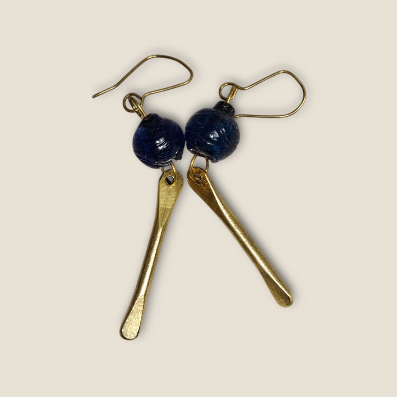 Handcrafted Copper Statement Earrings - Ancient-Inspired Design
