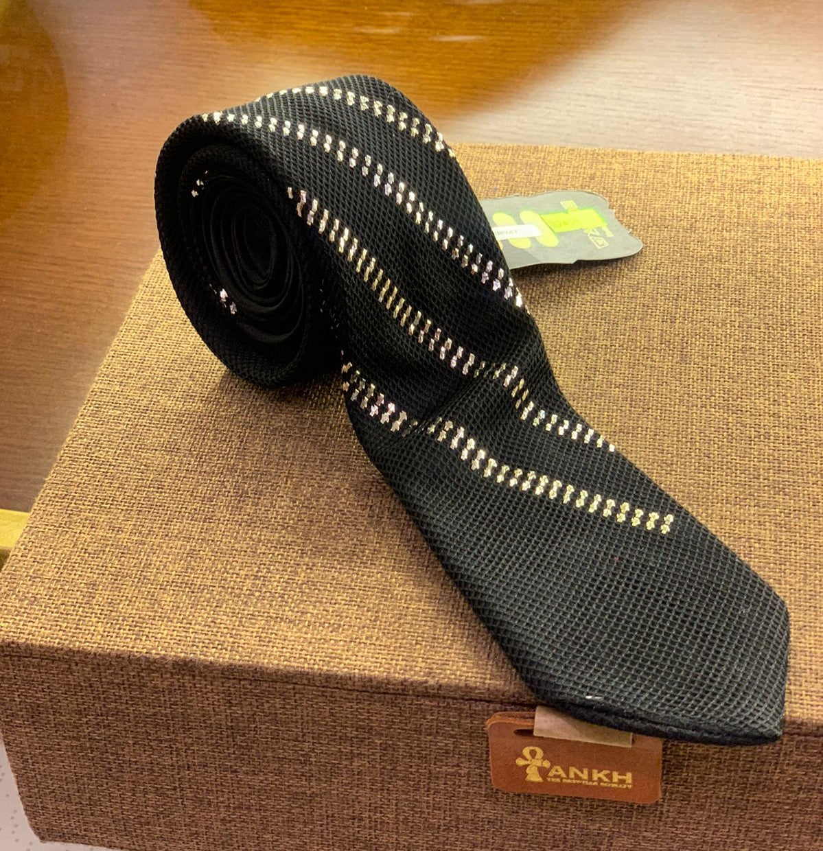 Exquisite Tally Necktie and Bow Tie - ANKH Men Accessories