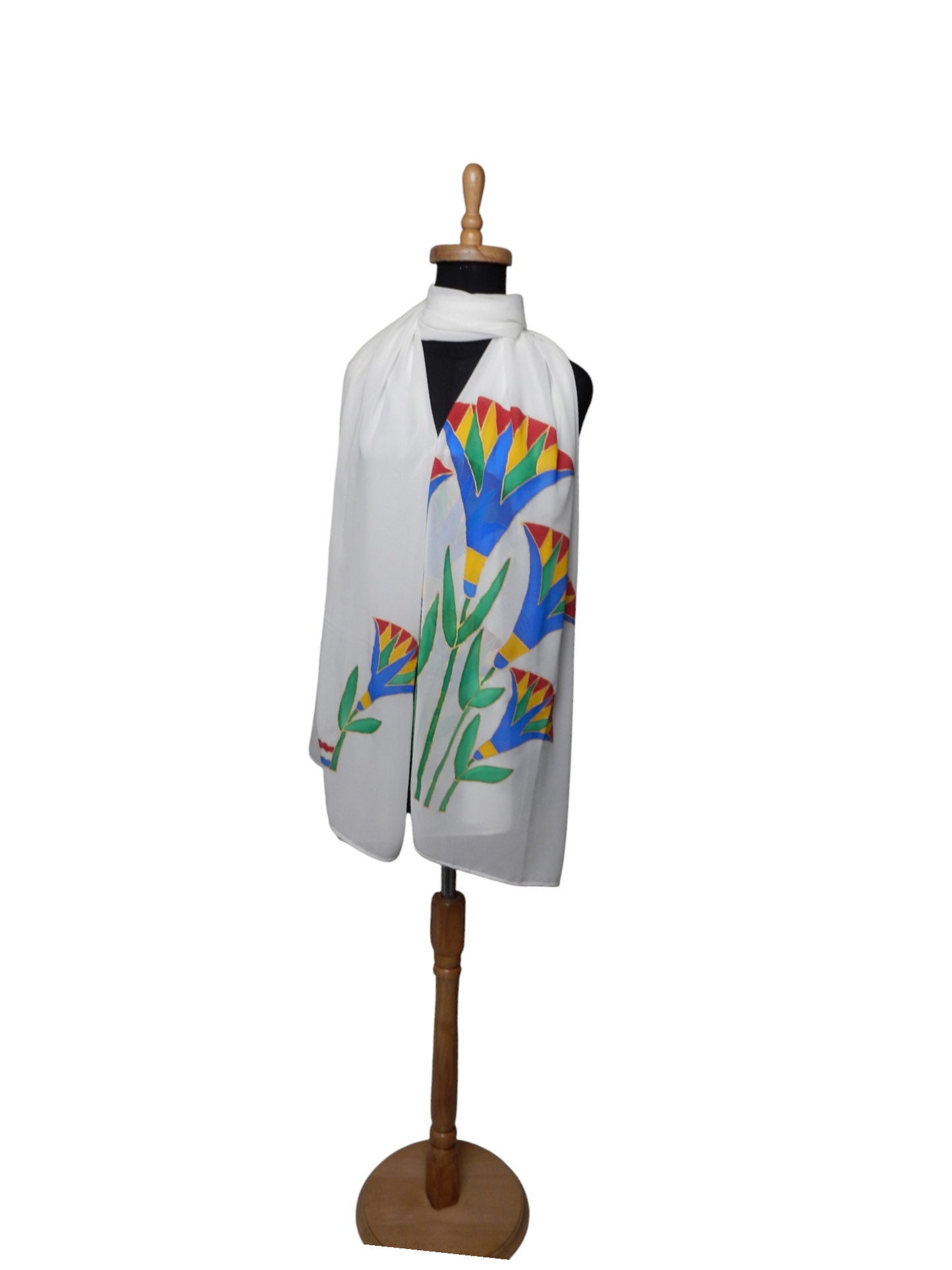 Scarf With Hand Drawing - Ancient Egyptian Designs
