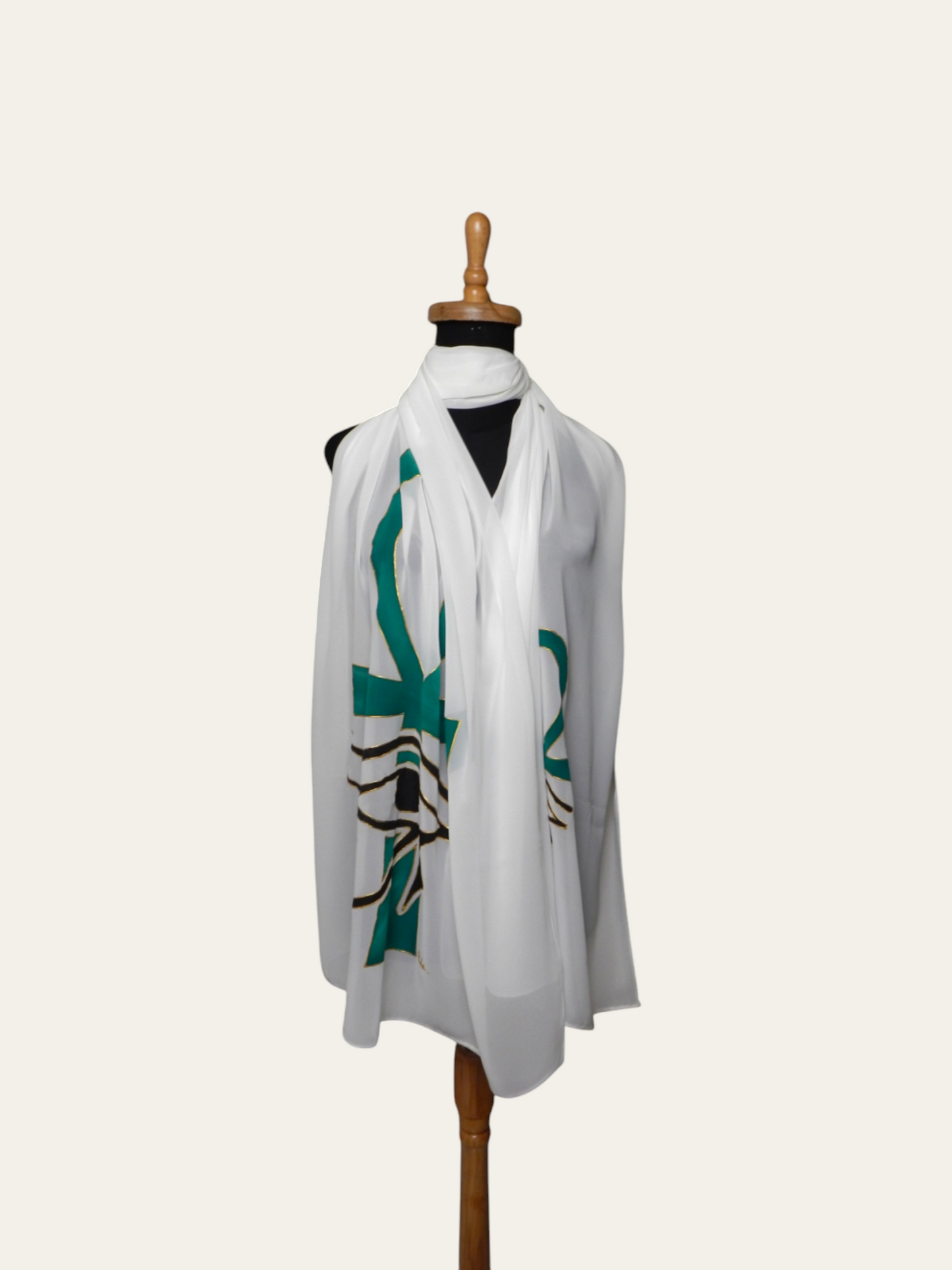 Scarf With Hand Drawing - Ancient Egyptian Designs