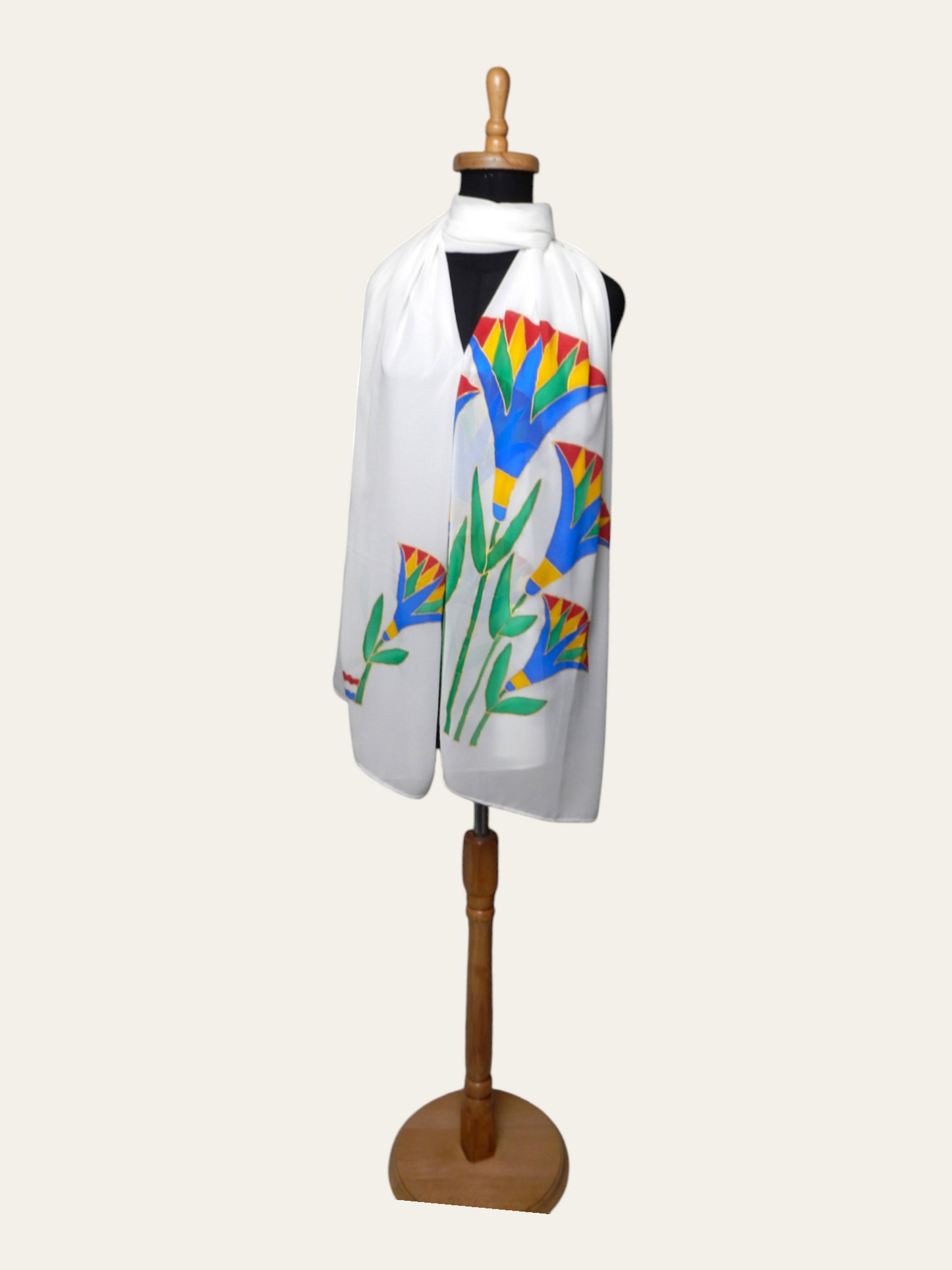 Scarf With Hand Drawing - Ancient Egyptian Designs