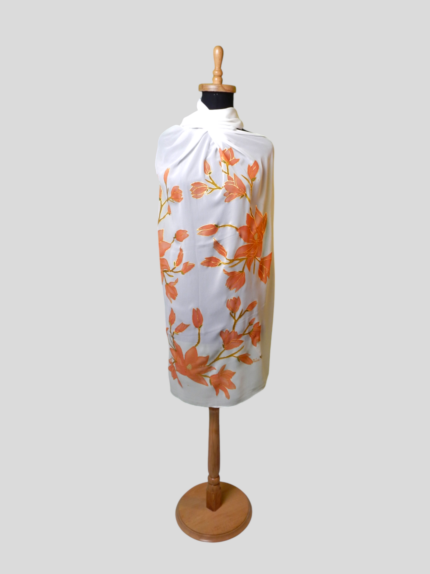 Scarf With Hand Drawing - Ancient Egyptian Designs