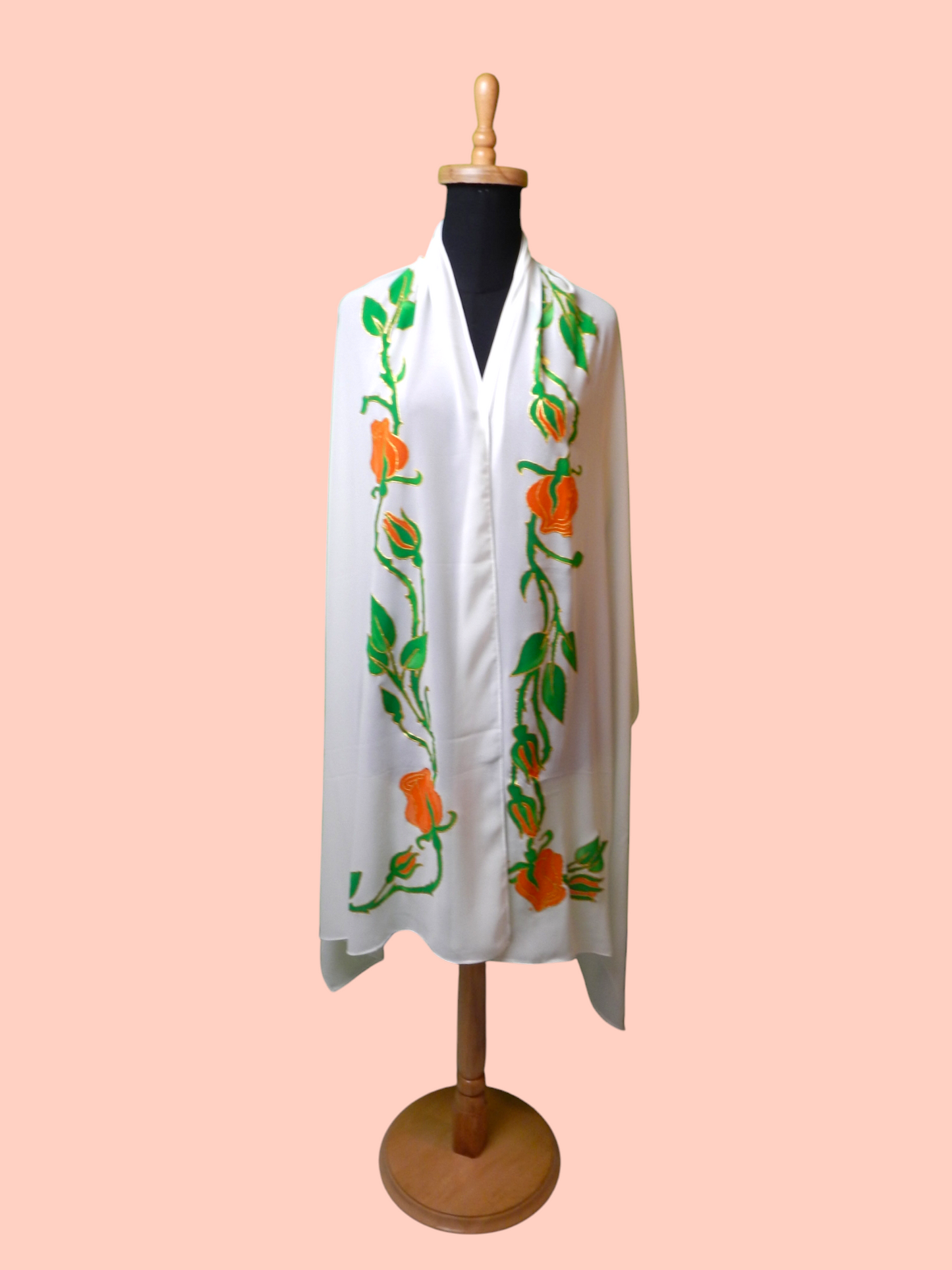 Scarf With Hand Drawing - Ancient Egyptian Designs