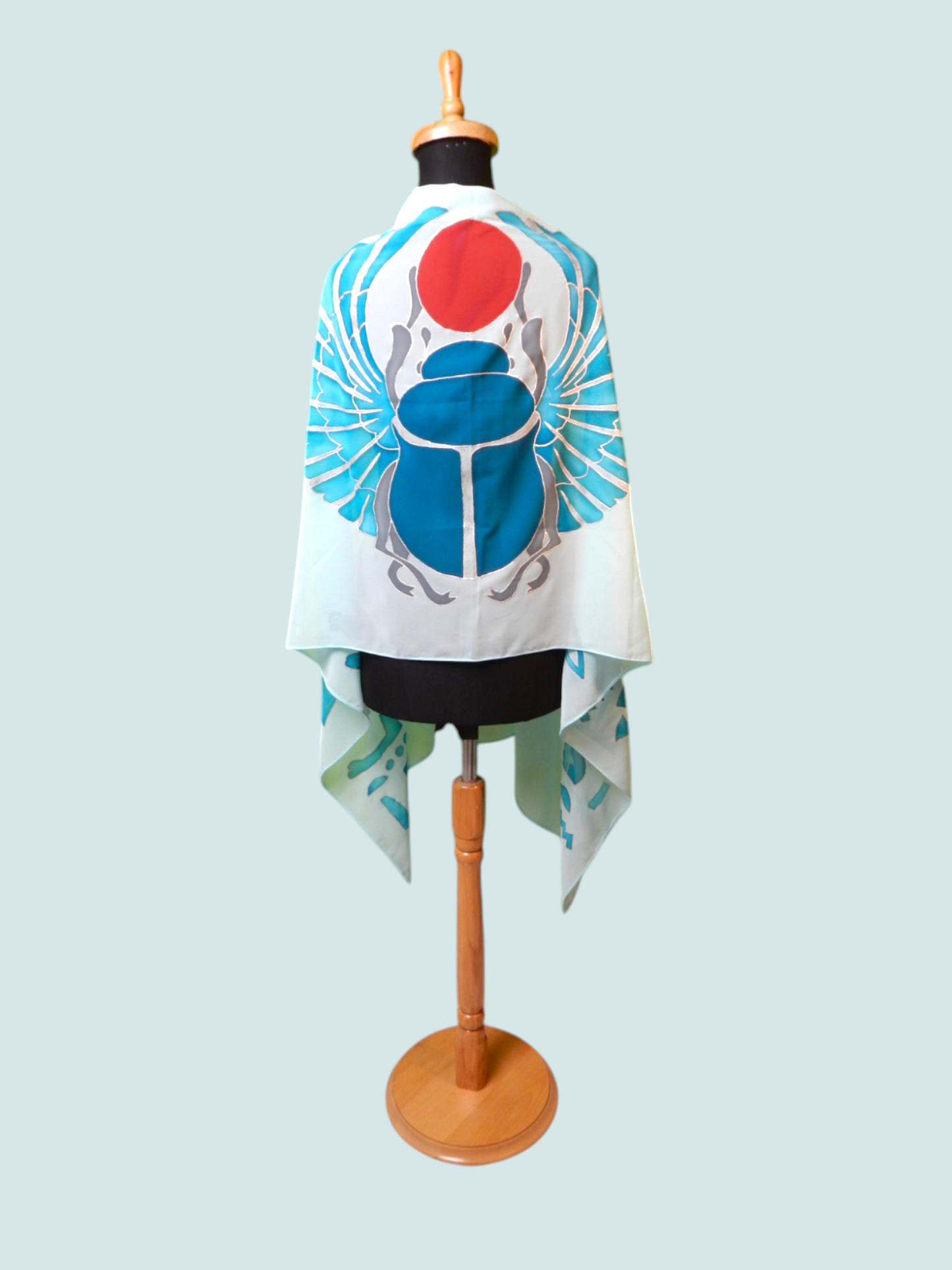 Scarf With Hand Drawing - Ancient Egyptian Designs