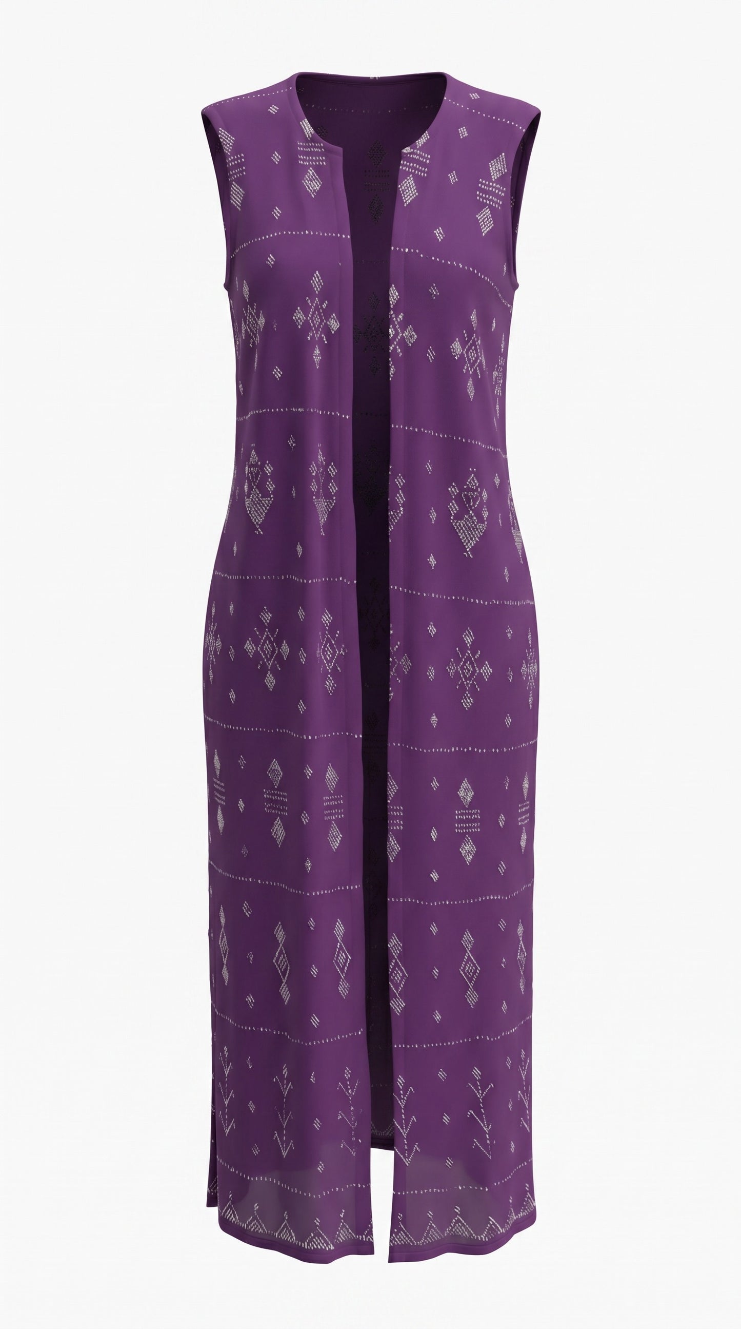 Tally tunic Embroidered - Authentic Egyptian Design by Ankh - Sleeveless