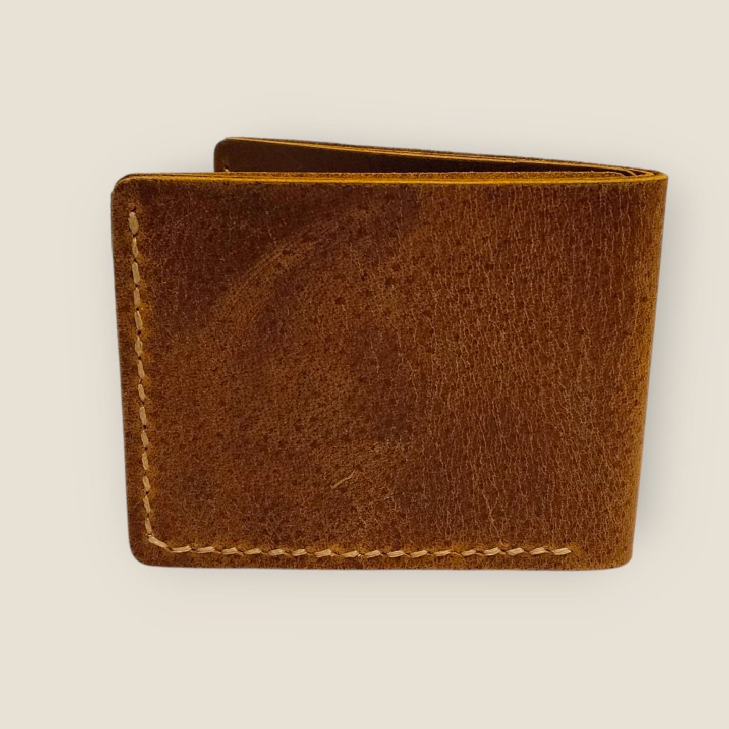 Genuine Leather Bifold Wallet for Men | ANKH Egyptian Royalty Handcrafted Slim Design