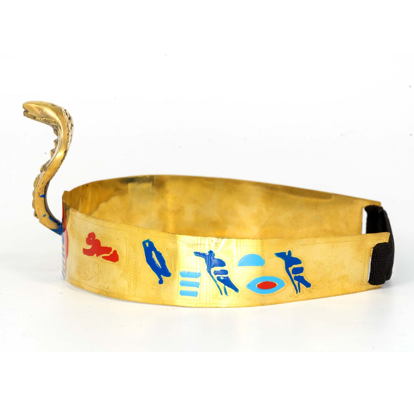 Brass Egyptian Crown at Ankh Clothing Shop Cast in high-quality brass, the intricate designs and symbolic motifs pay homage to the divine significance of the crown in Egyptian history