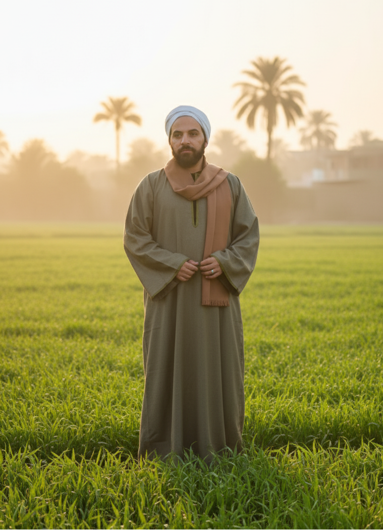 Traditional Egyptian Gallabia For Men - ANKH Gallabia