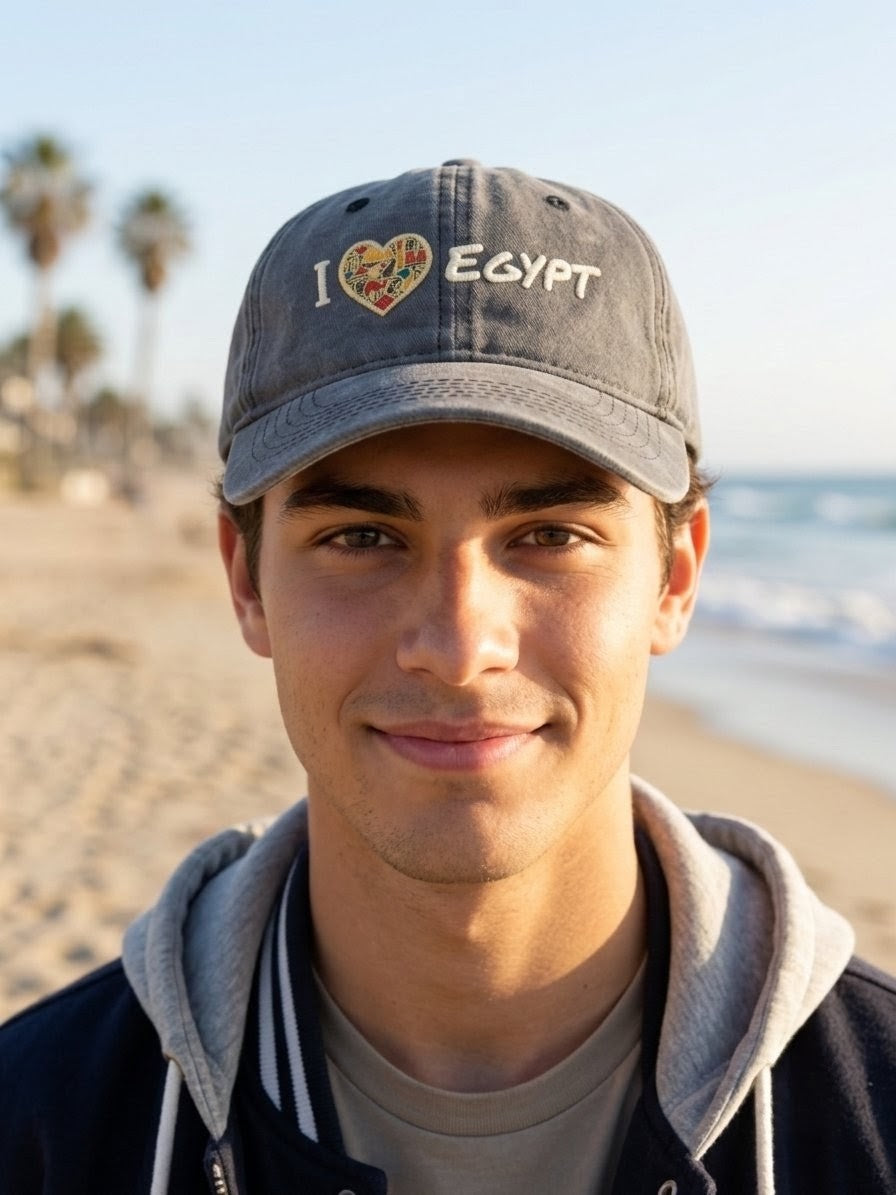 "I Love Egypt" Cotton Cap