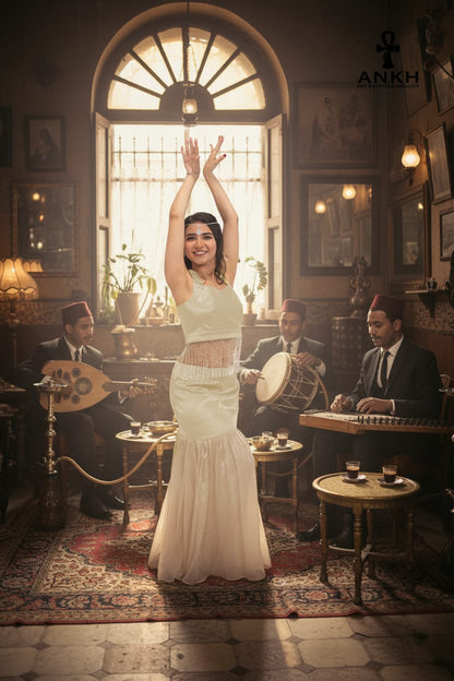 ANKH Kariokka: Trendy Elegant Belly Dancing Outfit - Set