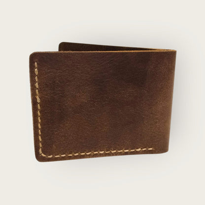 Genuine Leather Bifold Wallet for Men | ANKH Egyptian Royalty Handcrafted Slim Design