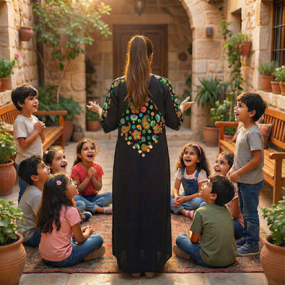 Tunic - Hand-made - Embroidered by hand