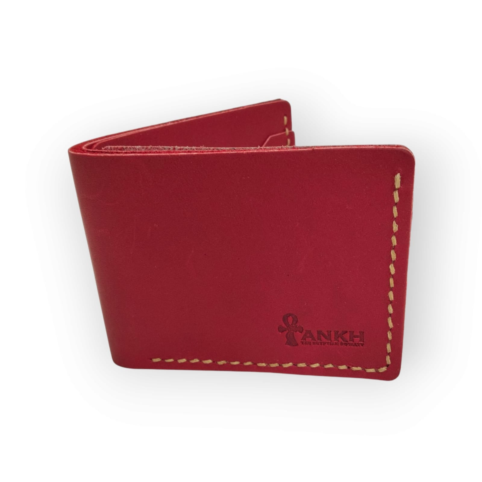 Genuine Leather Bifold Wallet for Men | ANKH Egyptian Royalty Handcrafted Slim Design