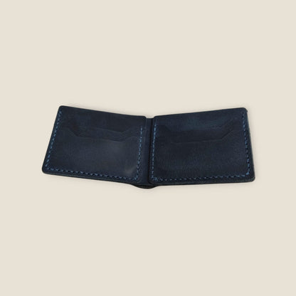 Genuine Leather Bifold Wallet for Men | ANKH Egyptian Royalty Handcrafted Slim Design