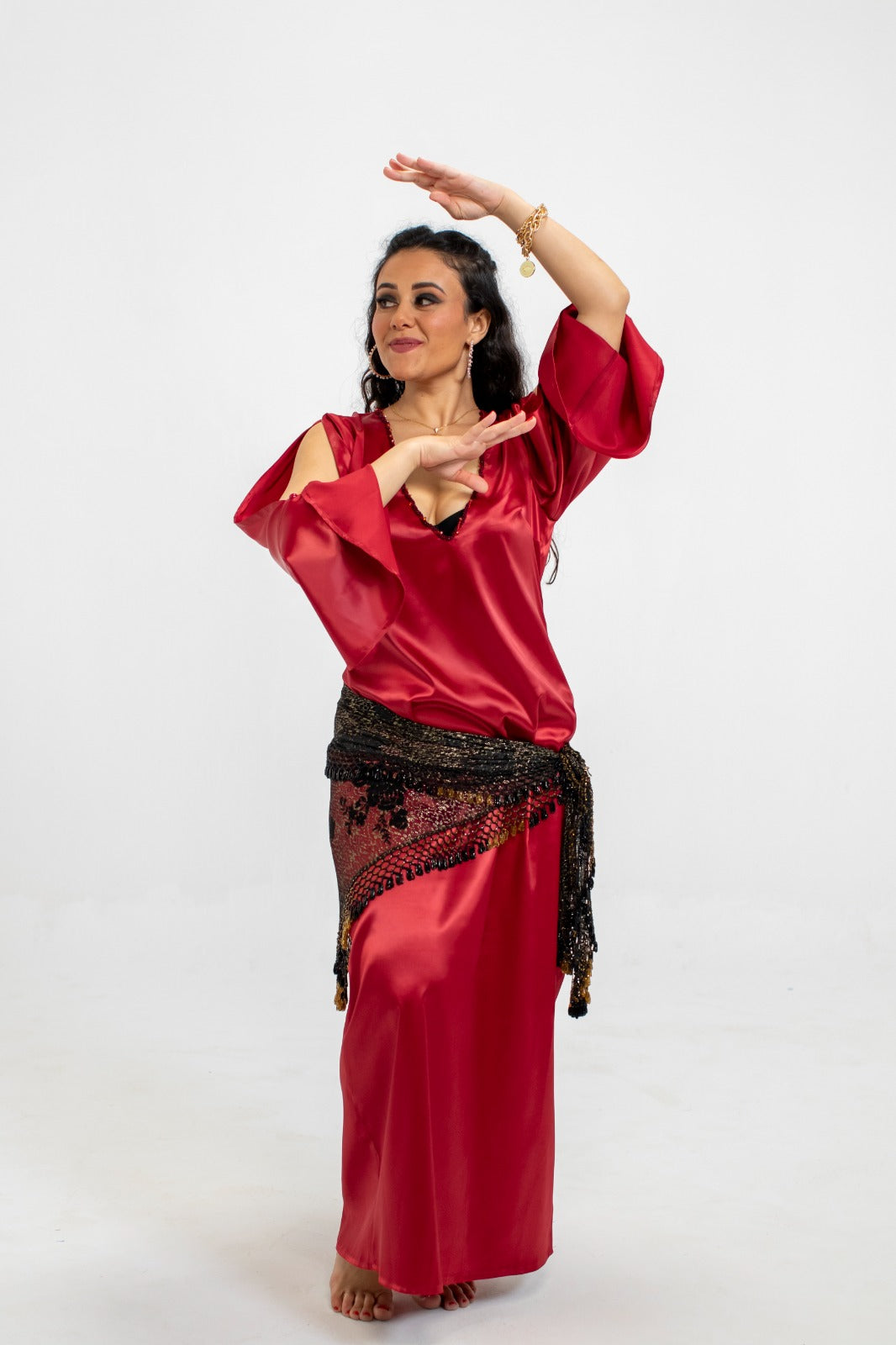 Red Belly Dancing Outfit 