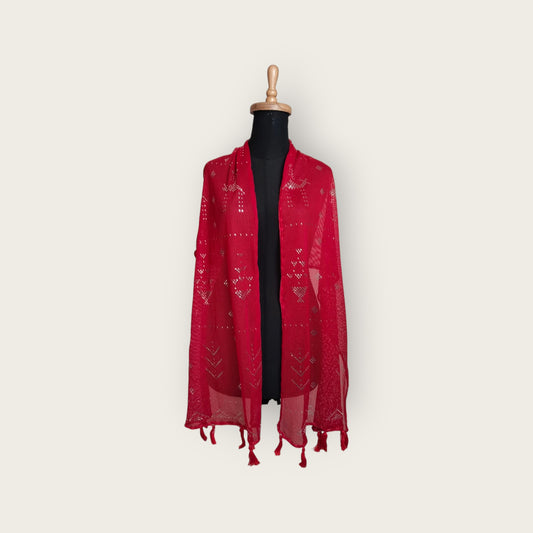 Tally Scarf (Shawl) - Embroidered Egyptian Tally Scarf