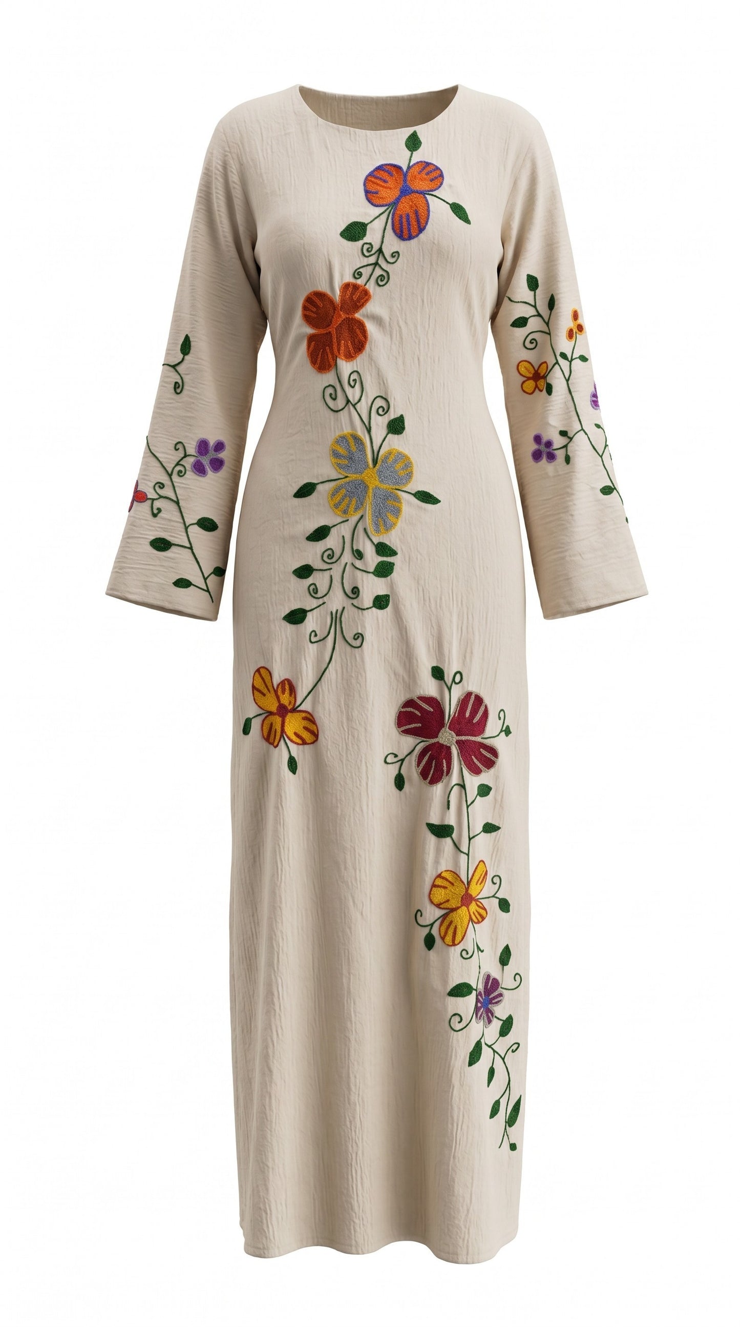 Tally tunic Embroidered - Authentic Egyptian Design by Ankh - Sleeveless