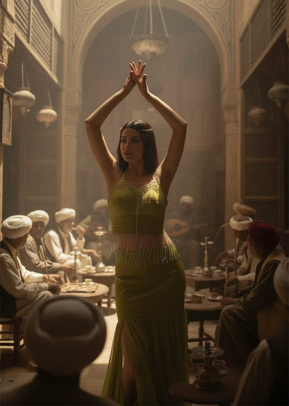 ANKH Kariokka: Trendy Elegant Belly Dancing Outfit - Set