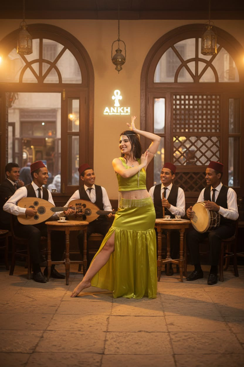 ANKH Kariokka: Trendy Elegant Belly Dancing Outfit - Set