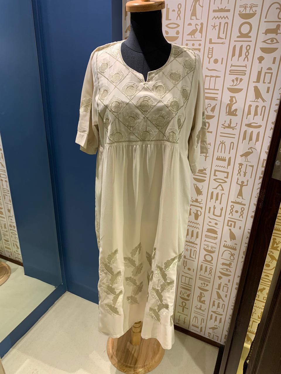 Casual Cotton Chanel Abaya, or Gallabia for women