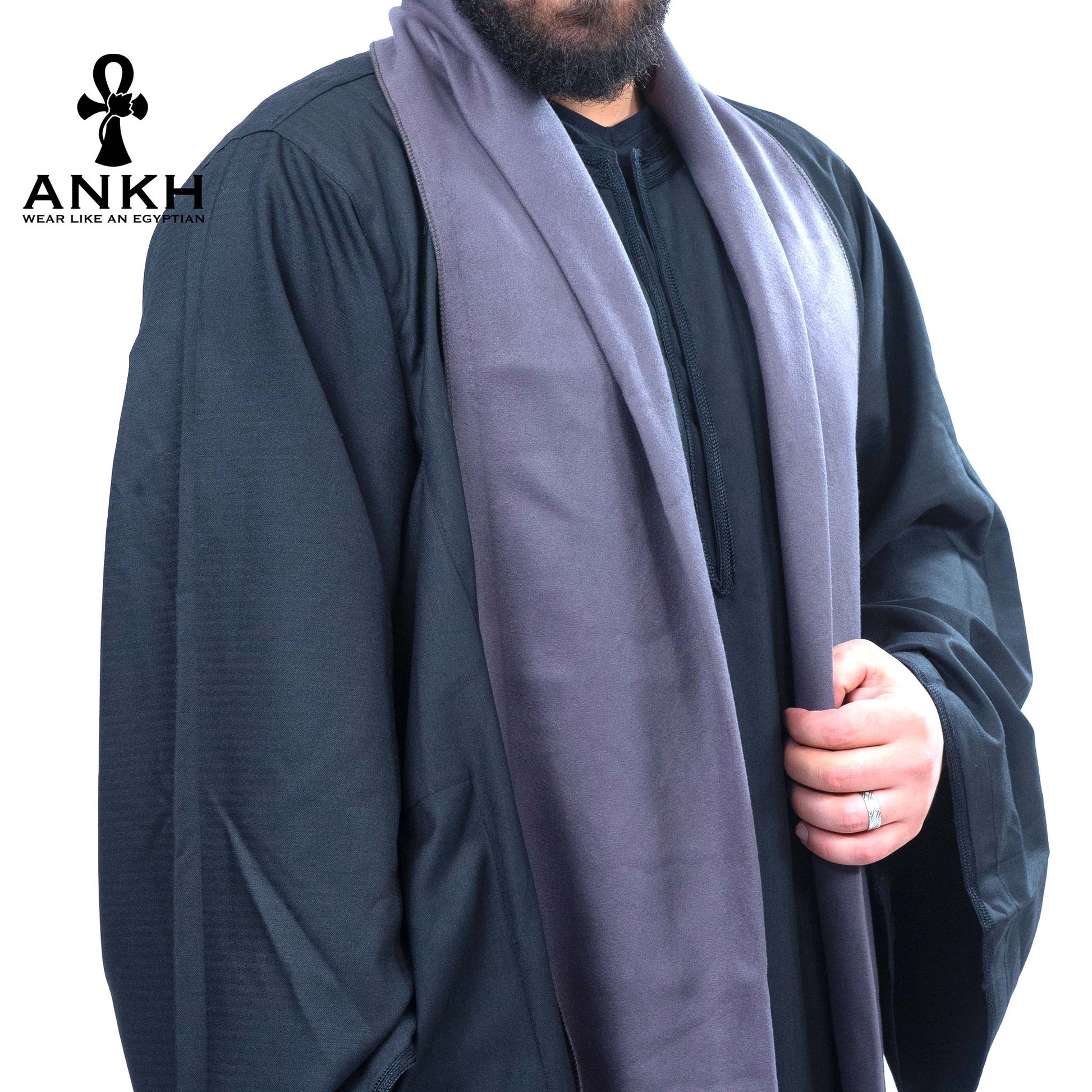 Ankh Traditional Egyptian Muffler with kaftan (jellabiya) for Men