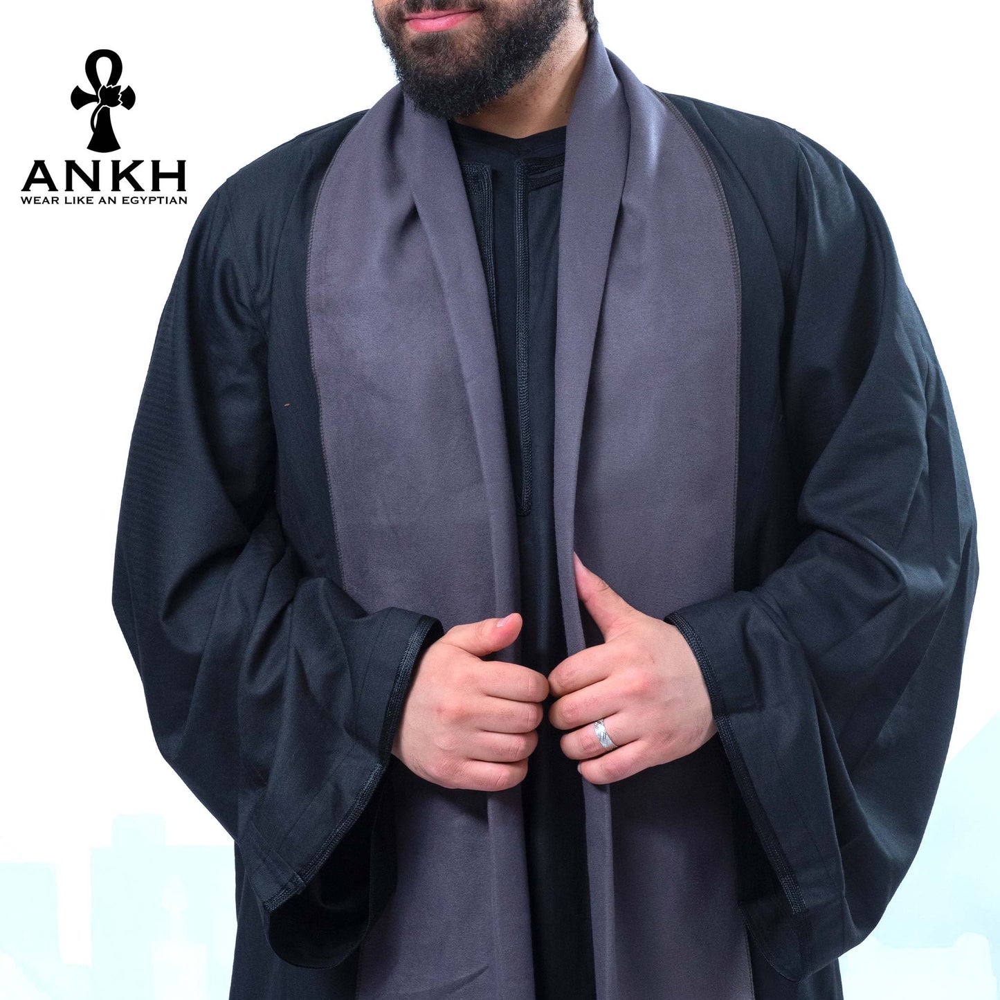 Ankh Traditional Egyptian Muffler with gallabia for Men